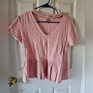 True Craft size small baby doll pink shirt on the neck it's like a choker